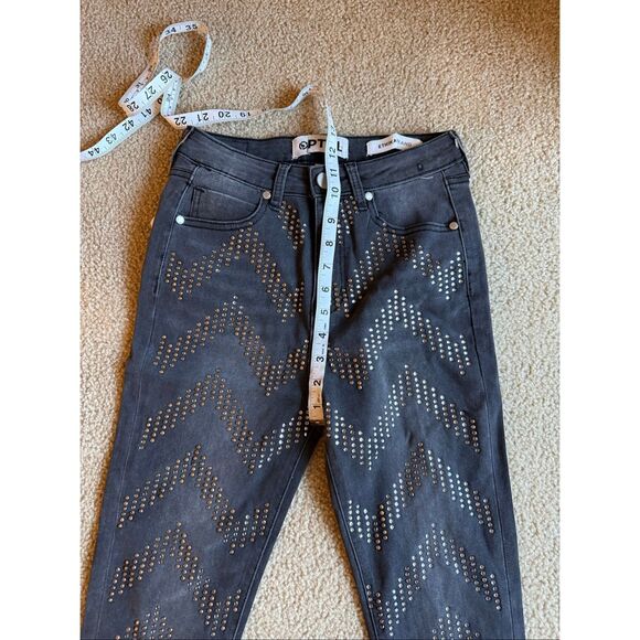 PTCL Shiny Stones Wave Skinny Jeans Size 26 - Picture 5 of 11
